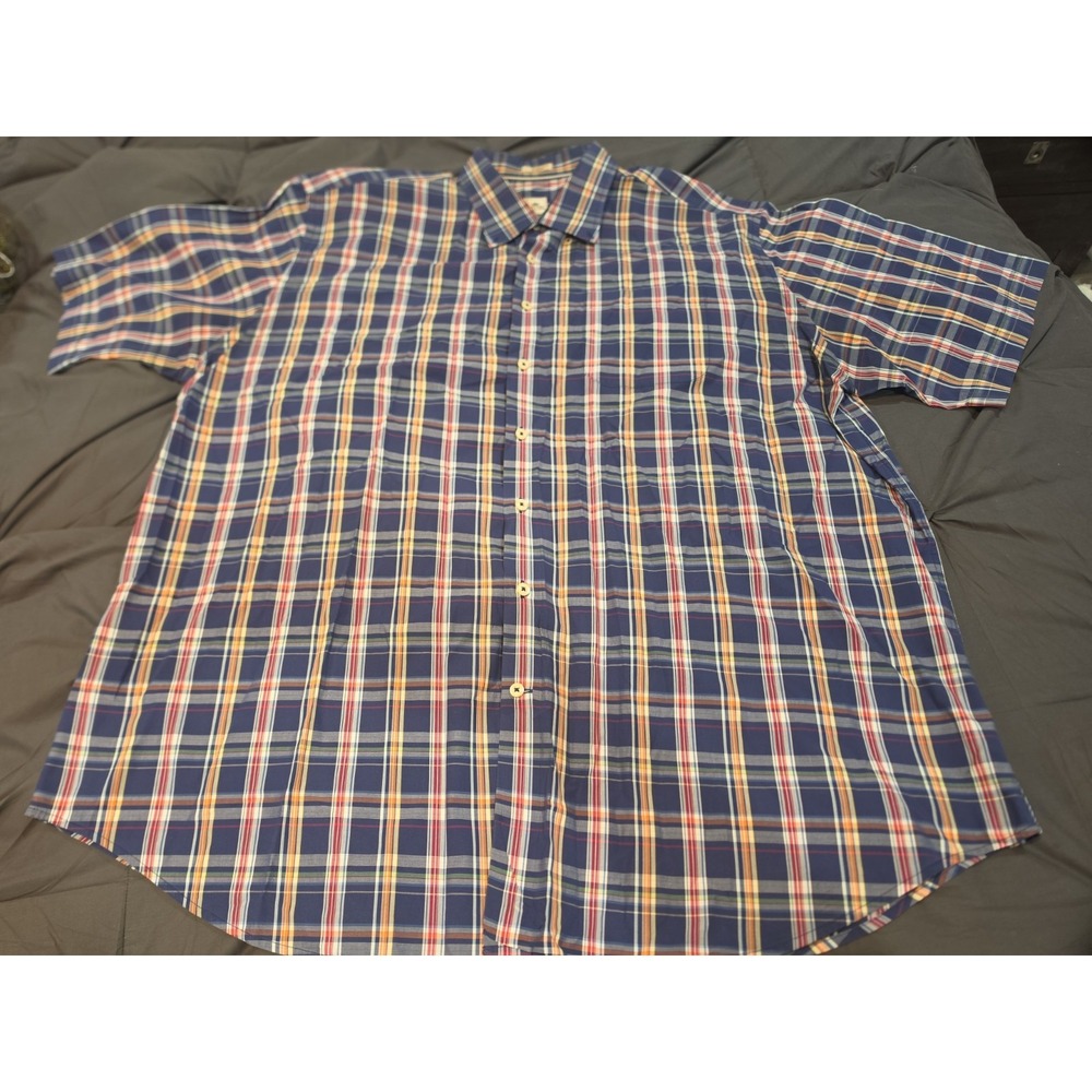 Peter Millar Men's Short Sleeve Shirt 2XL Plaid